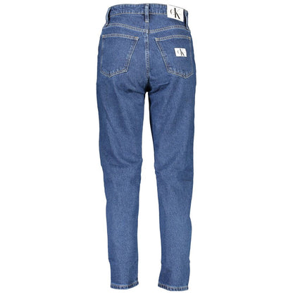 Calvin Klein Blaue Baumwolljeans für Damen