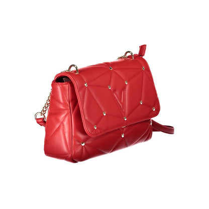 Mario Valentino Rote Polyethylen-Handtasche