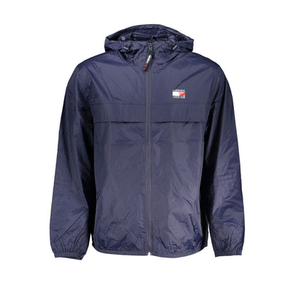 Tommy Hilfiger – Blaue Herrenjacke aus recyceltem Nylon