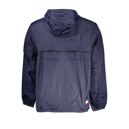 Tommy Hilfiger – Blaue Herrenjacke aus recyceltem Nylon