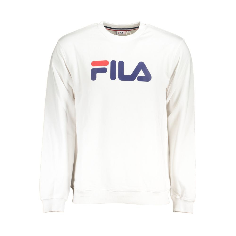 Fila White Cotton Men Sweater