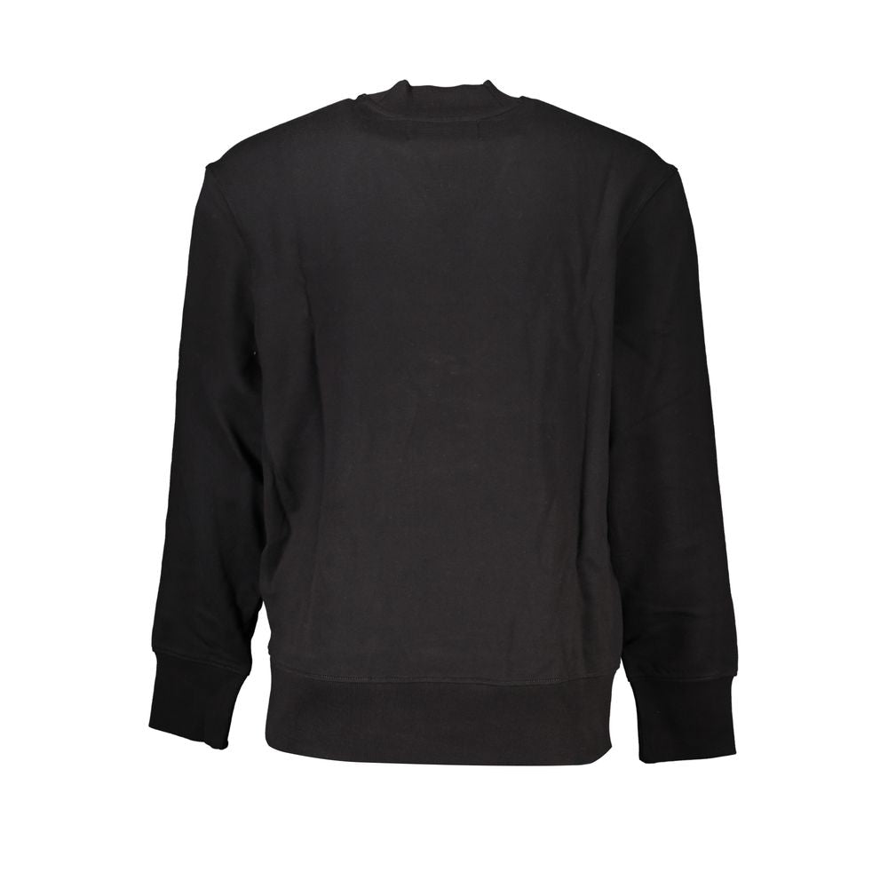 Calvin Klein Herrenpullover aus schwarzer Baumwolle