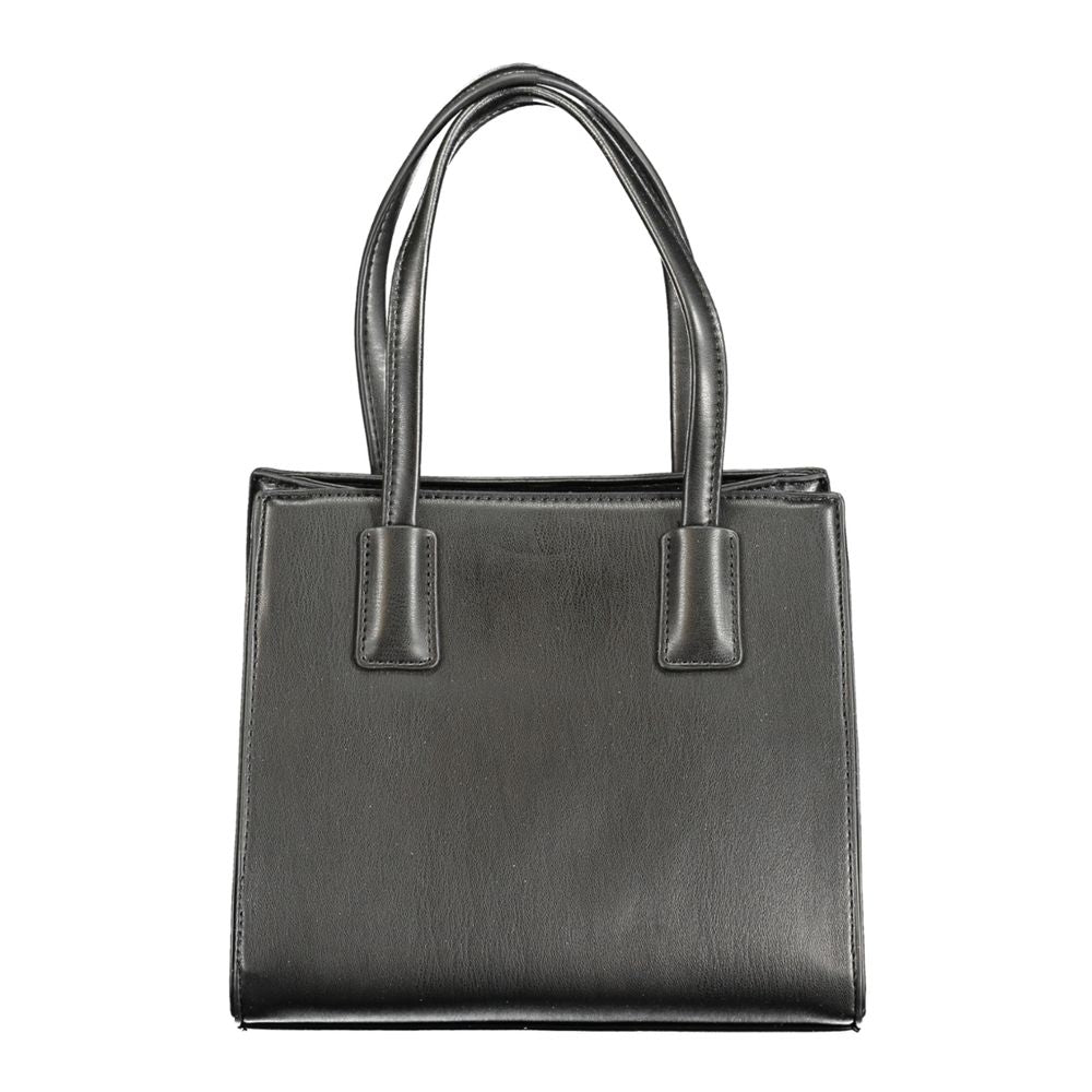 Mario Valentino Schwarze Polyethylen-Handtasche