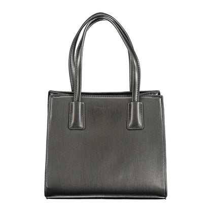 Mario Valentino Schwarze Polyethylen-Handtasche