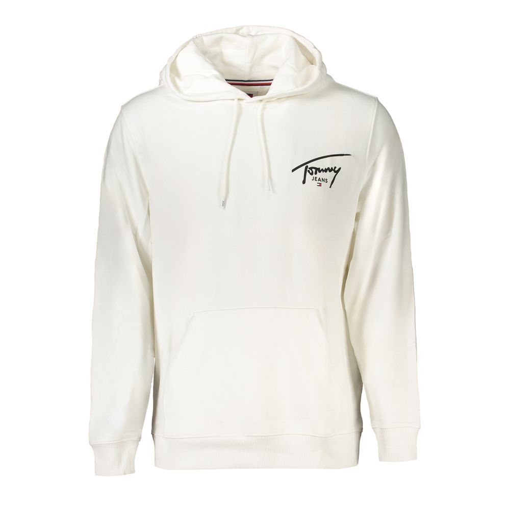 Tommy Hilfiger – Weißer Baumwollpullover für Herren