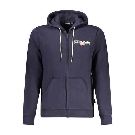 Napapijri Herren-Hoodie aus Baumwolle, Blau