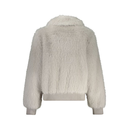 Guess Jeans Grau Polyester Jacken &amp; Mantel