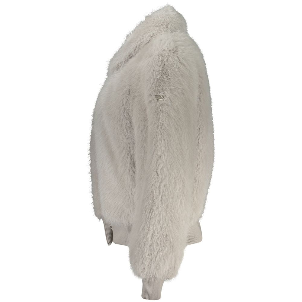 Guess Jeans Grau Polyester Jacken &amp; Mantel