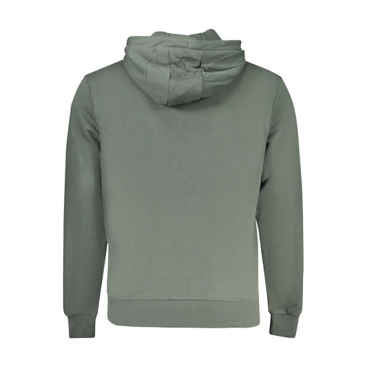 Napapijri Green Cotton Men Hoodie