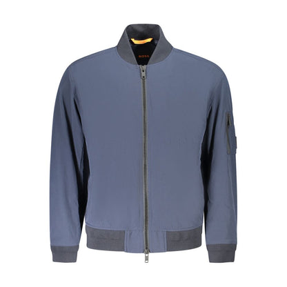 Hugo Boss Blaue Polyamid-Herrenjacke