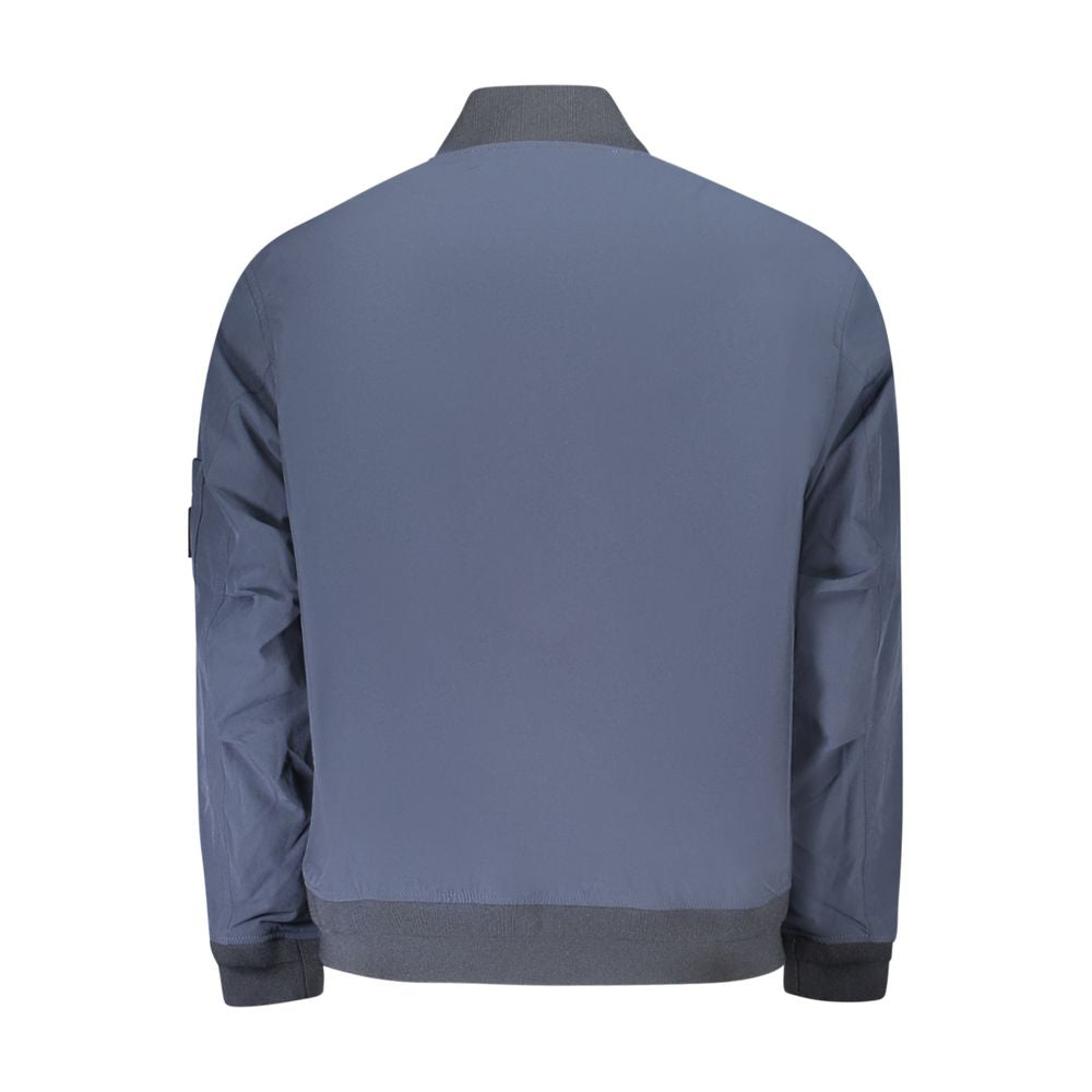 Hugo Boss Blaue Polyamid-Herrenjacke