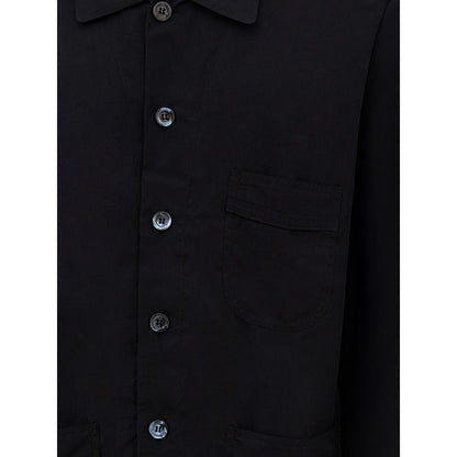 Schwarzes Lyocell-Hemd von Tom Ford