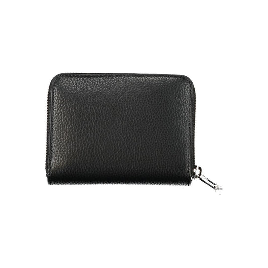 Tommy Hilfiger – Elegante schwarze Geldbörse aus Polyethylen