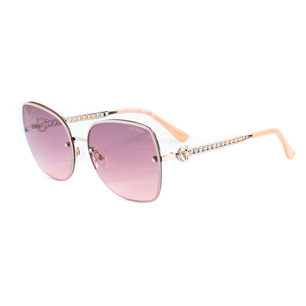 Guess – Sonnenbrille aus goldenem Metall