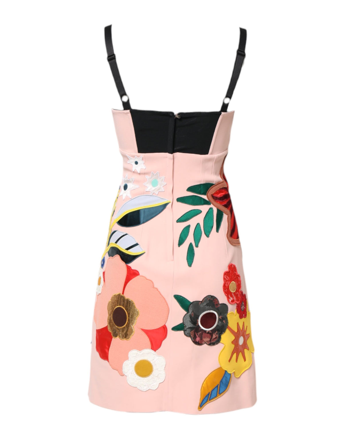 Dolce &amp; Gabbana, Minikleid mit Spaghettiträgern und Blumenmuster in Rosa