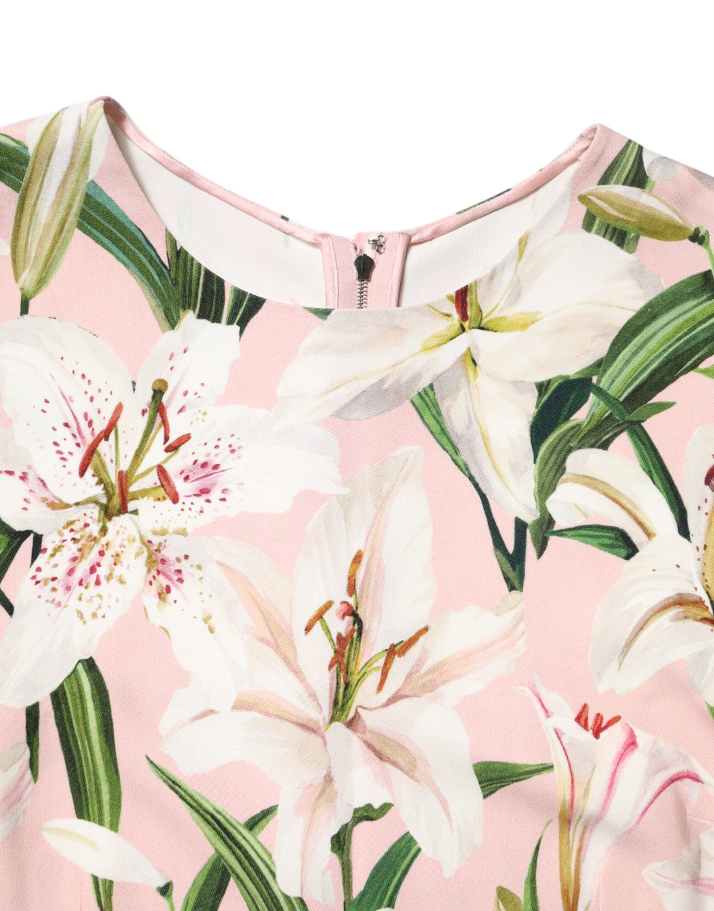 Dolce & Gabbana Multicolor Floral Print Round Neck Tank Top