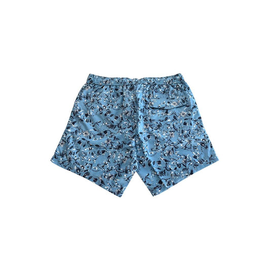Trussardi Beachwear Light Blue Polyester Men Swim Short