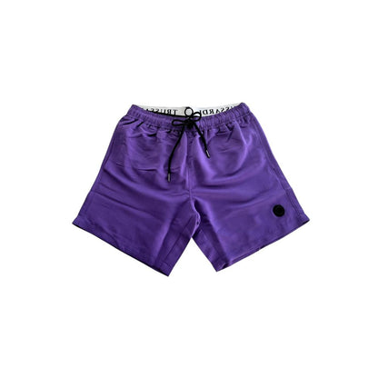 Trussardi Beachwear Purple Polyester Men's Swim Shorts