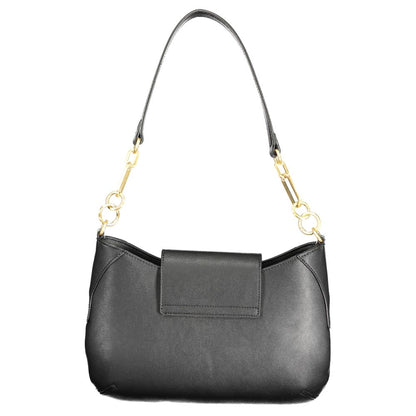 Mario Valentino Schwarze Polyethylen-Handtasche