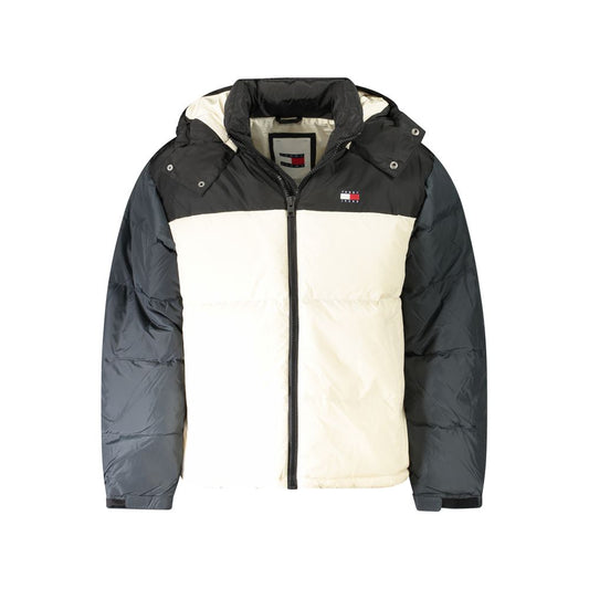 Tommy Hilfiger – Schwarze Herrenjacke aus recyceltem Polyester