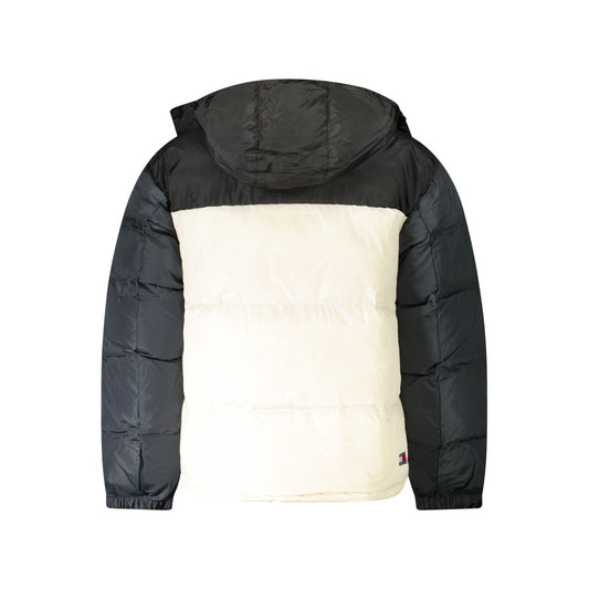 Tommy Hilfiger – Schwarze Herrenjacke aus recyceltem Polyester