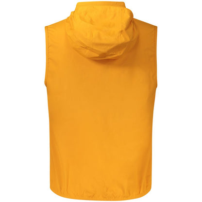 K-WAY Orange Polyester Herrenjacke