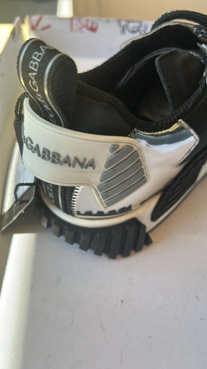 Dolce &amp; Gabbana – Mehrfarbige Low-Top-Sneakers „NS1“ mit Schnürung