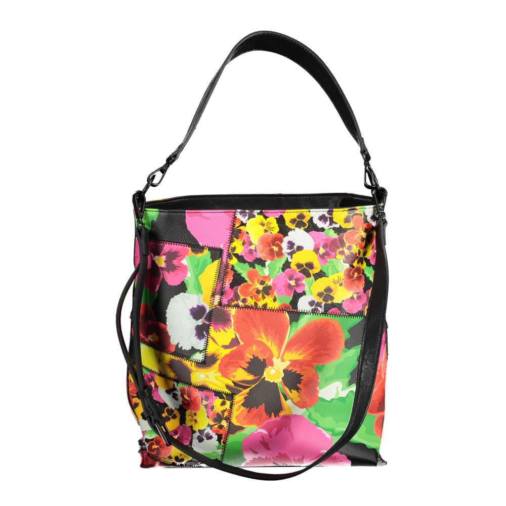 Desigual Schwarze Polyethylen-Damenhandtasche
