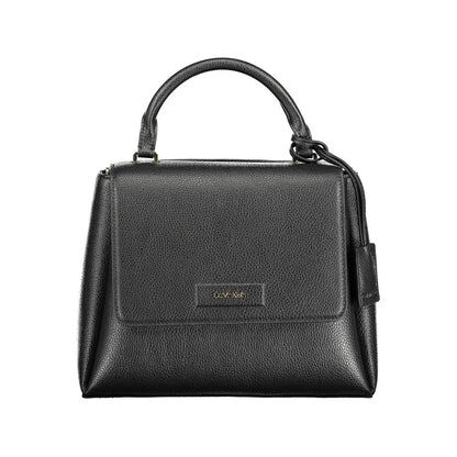 Calvin Klein Schwarze Polyester-Damenhandtasche