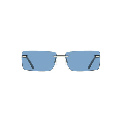 Calvin Klein Damen-Sonnenbrille aus blauem Metall