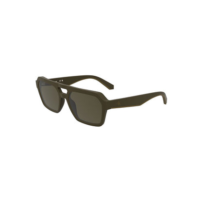 Calvin Klein Herren-Sonnenbrille aus Bio-Stoff in Braun