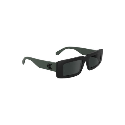 Calvin Klein Herren-Sonnenbrille aus Bio-Stoff in Schwarz