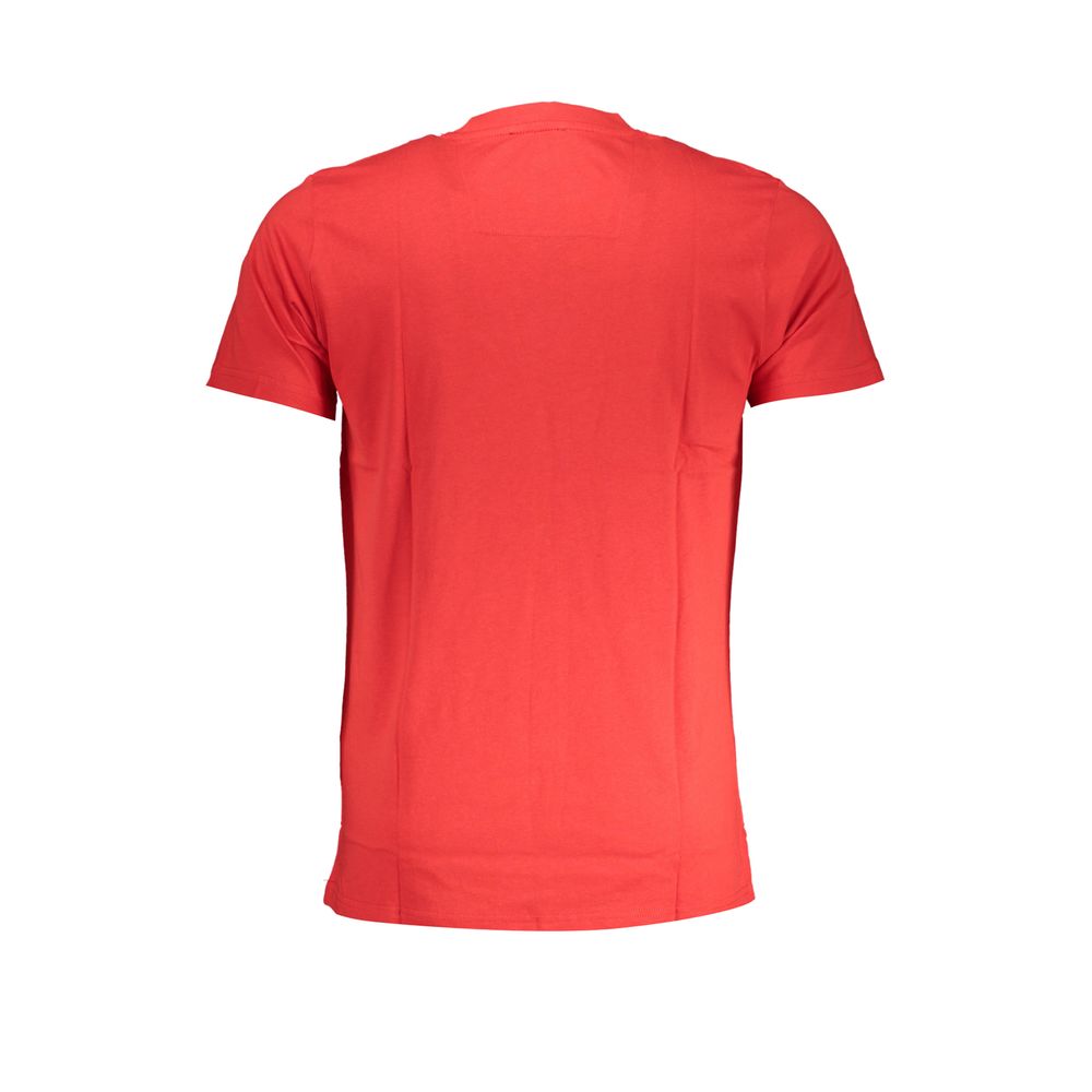 Rotes Baumwoll-T-Shirt der Cavalli-Klasse