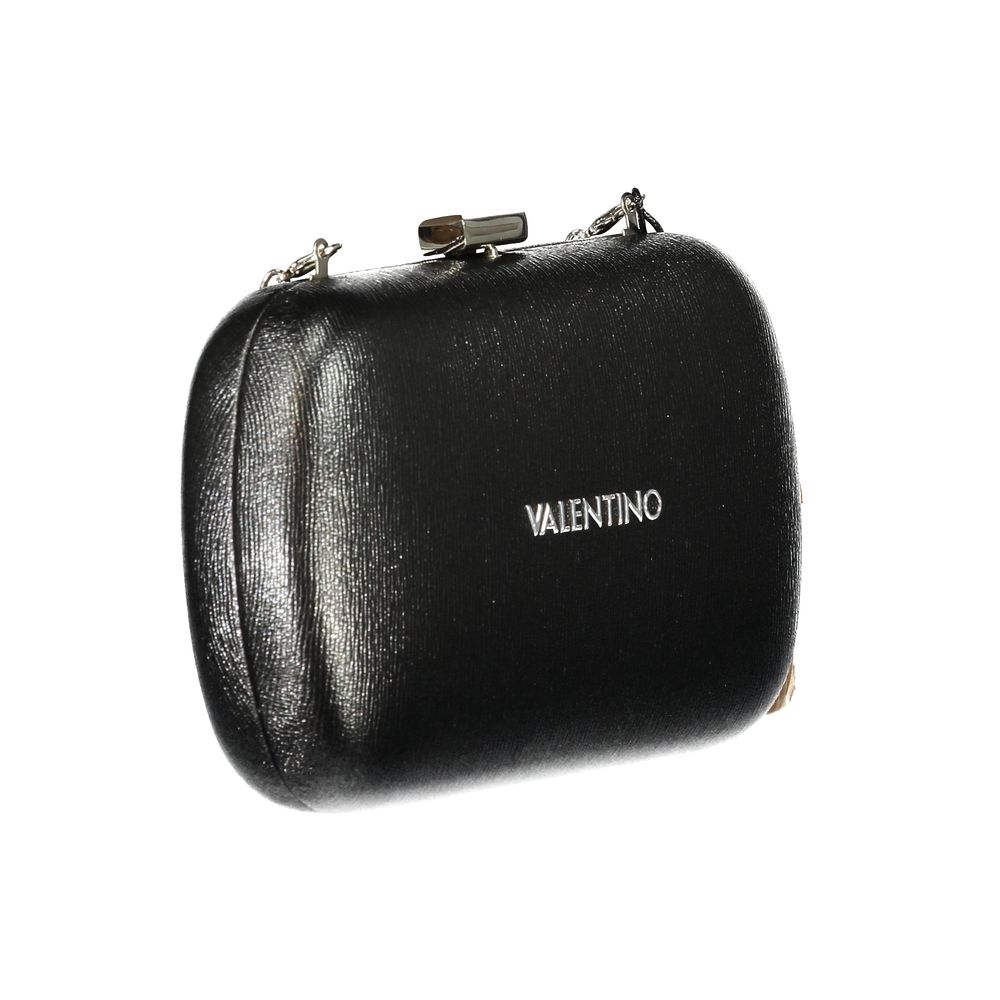 Mario Valentino Schwarze Polyethylen-Damenhandtasche