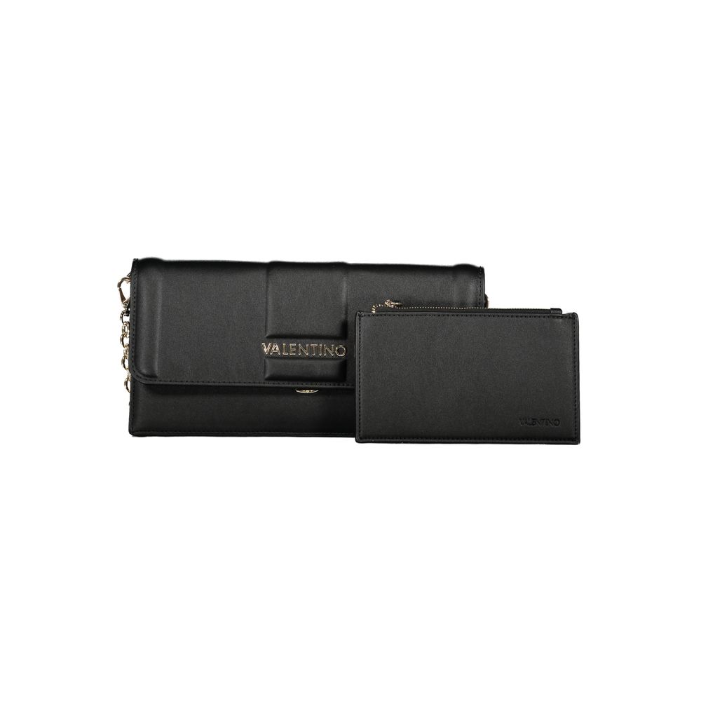 Mario Valentino Schwarze Polyethylen-Damenhandtasche