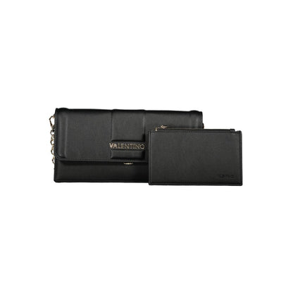 Mario Valentino Schwarze Polyethylen-Damenhandtasche