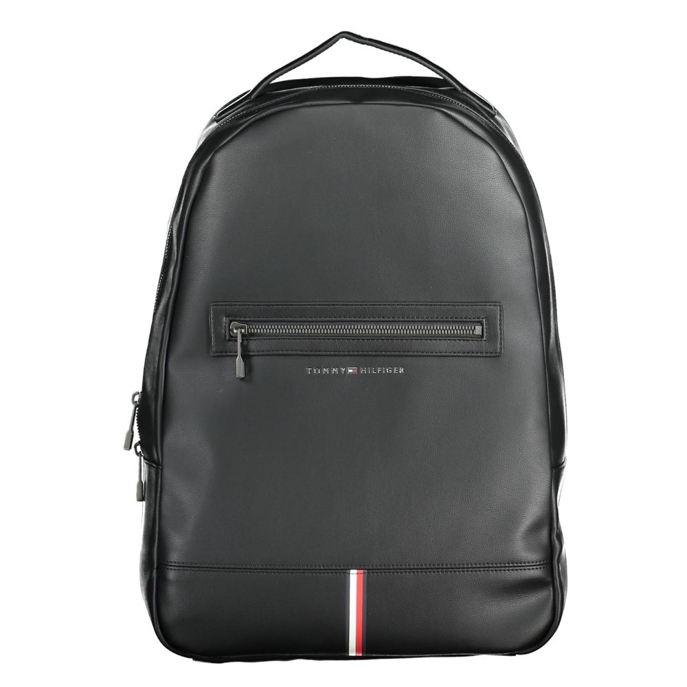 Tommy Hilfiger – Schwarzer Polyethylen-Rucksack für Herren