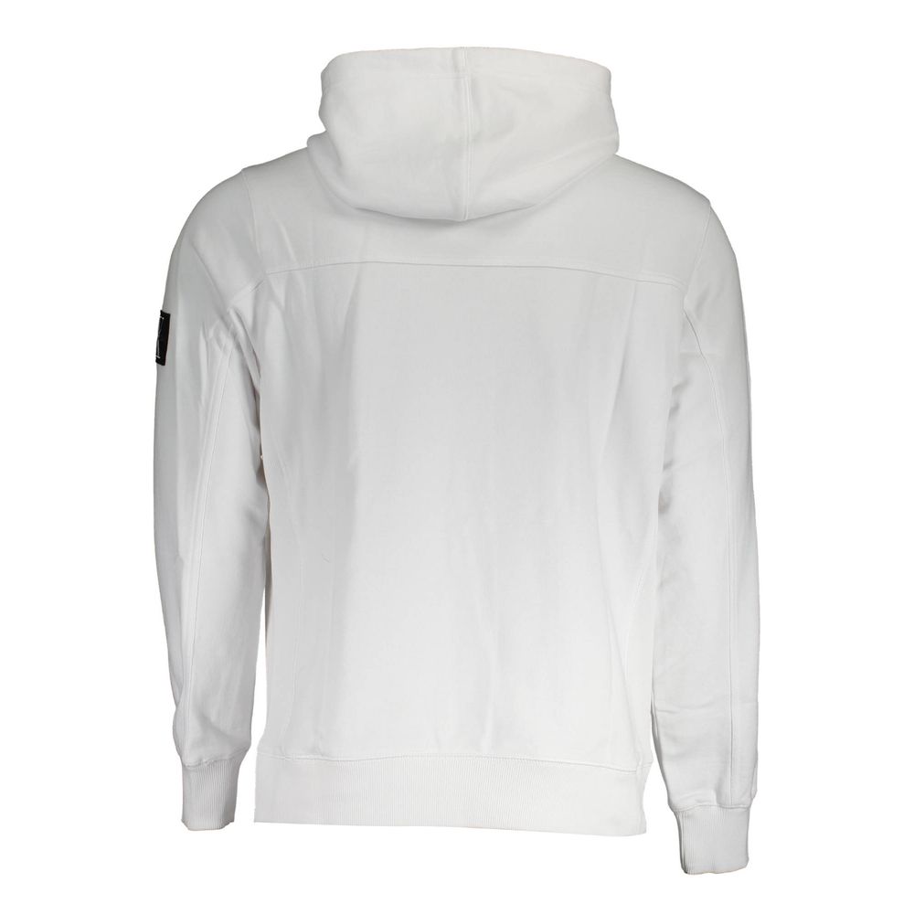 Calvin Klein – Weißer Baumwollpullover für Herren