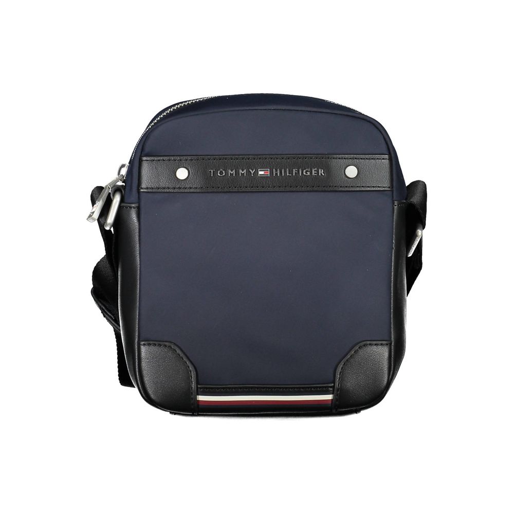 Tommy Hilfiger – Blaue Polyester-Umhängetasche für Herren