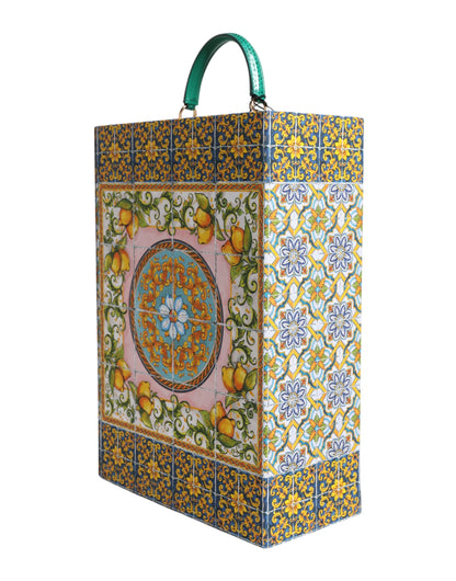 فستان دولتشي آند غابانا الأسود من عرض أزياء ماريا الخزفي، دمى صقلية الجلدية