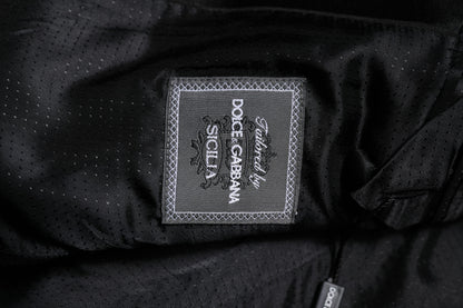 Dolce &amp; Gabbana – Rote SICILIA – Blazerjacke mit Paillettenverzierung