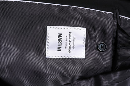 Dolce & Gabbana Dark Blue MARTINI Wool Blazer Coat Jacket