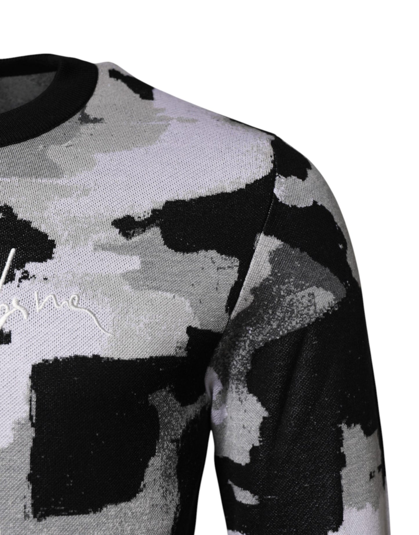 Dolce & Gabbana Multicolor Logo Crew Neck Pullover Sweater