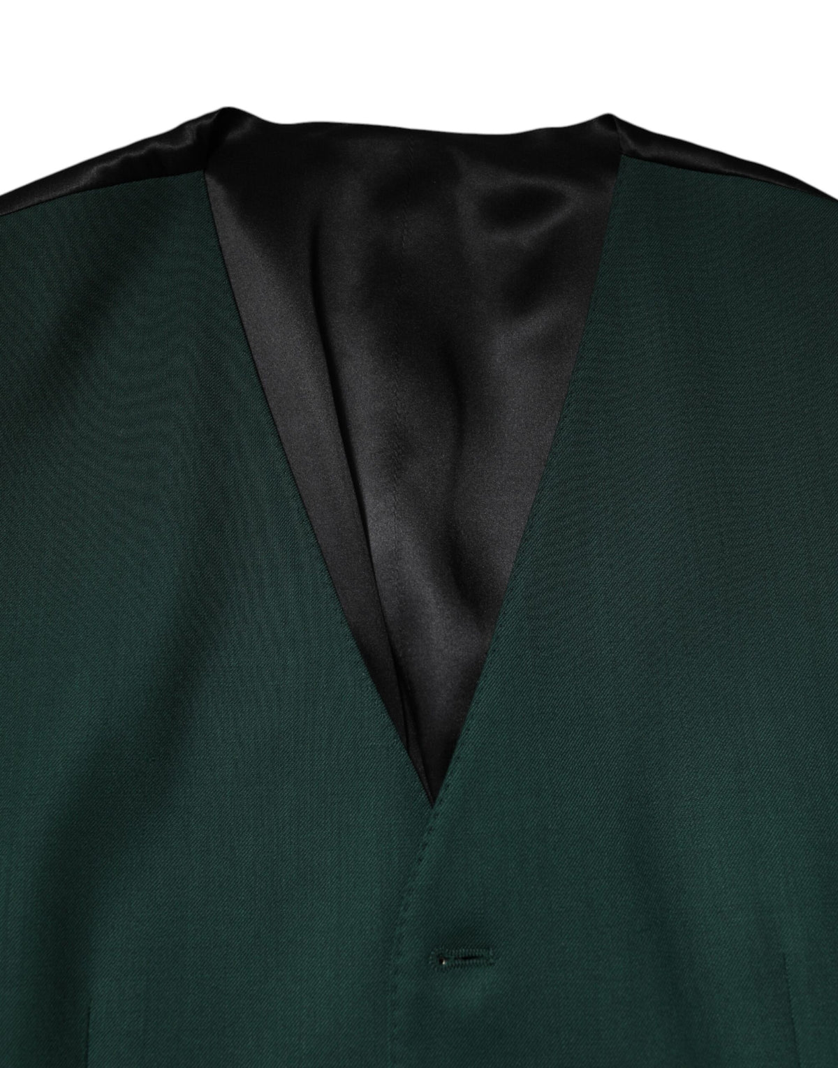 Dolce &amp; Gabbana Grüne Wollweste für formelle Herren