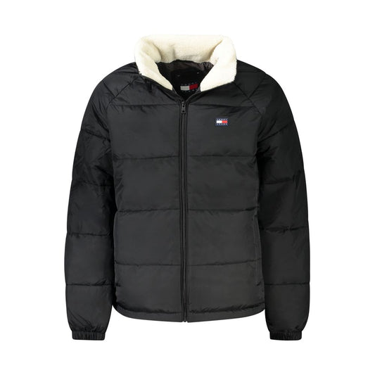 Tommy Hilfiger – Schwarze Polyesterjacke für Herren
