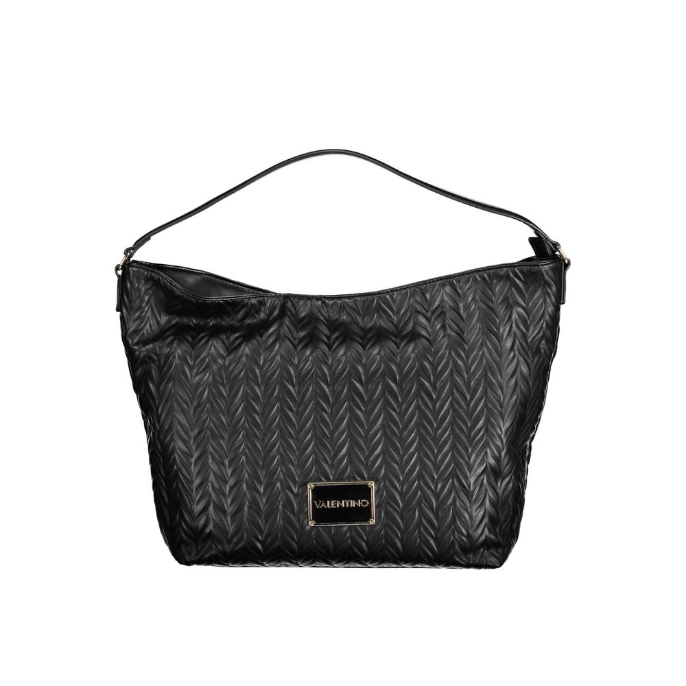 Mario Valentino Schwarze Polyethylen-Handtasche