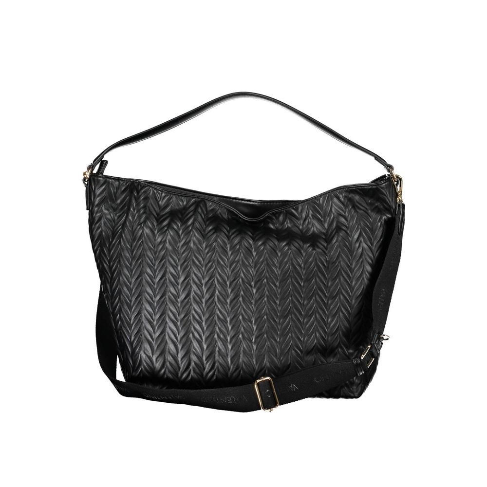 Mario Valentino Schwarze Polyethylen-Handtasche