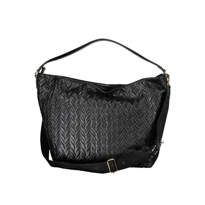 Mario Valentino Schwarze Polyethylen-Handtasche