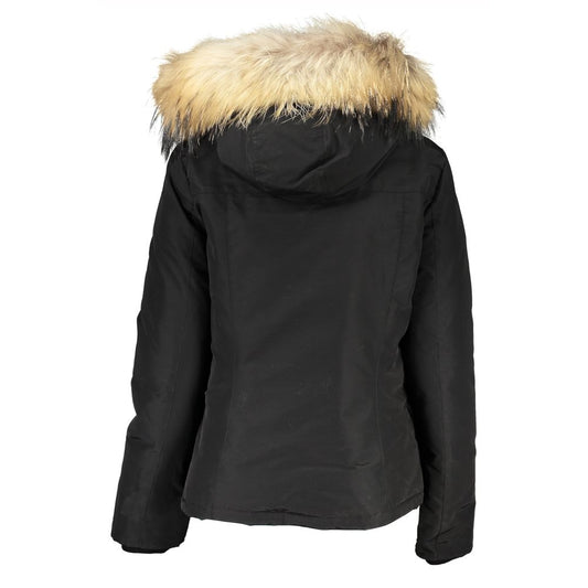Woolrich Schwarze Baumwolljacken und -mäntel