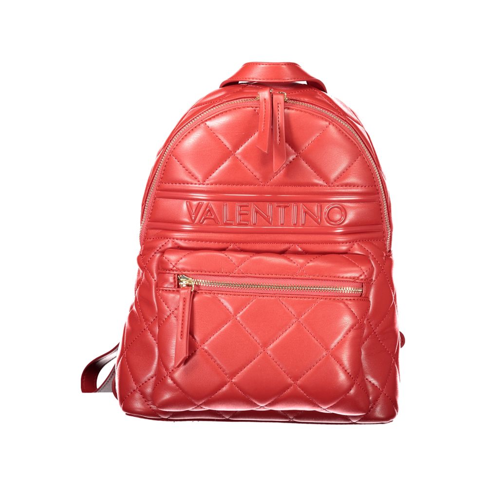 Mario Valentino Roter Polyethylen-Rucksack für Damen